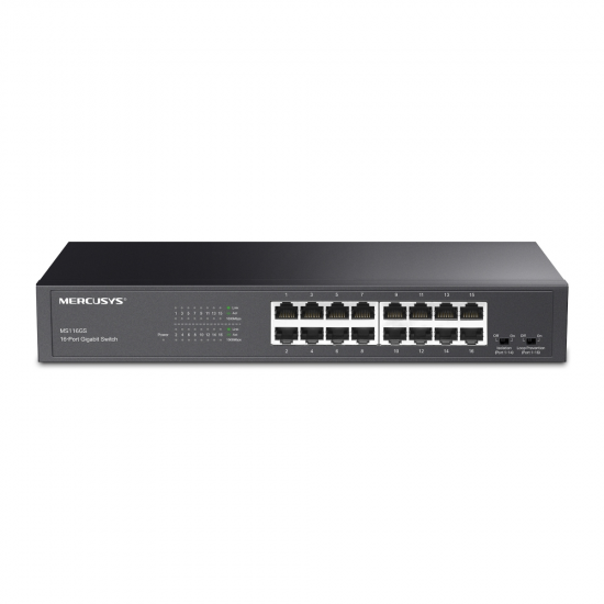 Mercusys MS116GS 16-Port Gigabit Desktop/Rackmount Switch Mercusys MS116GS 16-Port Gigabit Desktop/Rackmount Switch