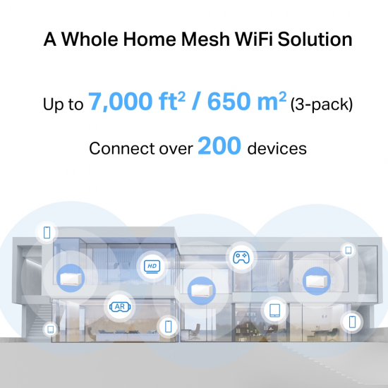 Mercusys Halo H37BE BE6500 Whole Home Mesh Wi-Fi 7 System