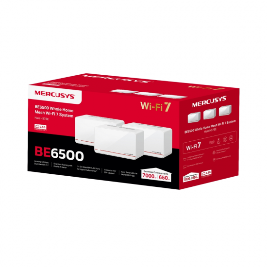 Mercusys Halo H37BE BE6500 Whole Home Mesh Wi-Fi 7 System