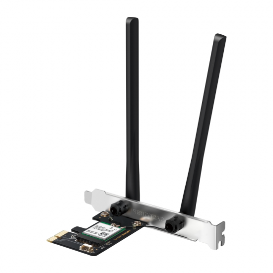 Mercusys MA80XE AX3000 Wi-Fi 6 Bluetooth 5.3 PCIe Adapter Mercusys MA80XE AX3000 Wi-Fi 6 Bluetooth 5.3 PCIe Adapter