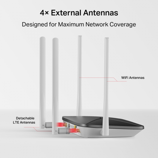 Mercusys MB135-4G AC1200 Wireless Dual Band 4G LTE Router Mercusys MB135-4G AC1200 Wireless Dual Band 4G LTE Router