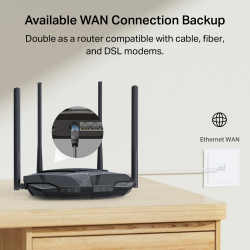 Mercusys MB235-4G 4G+ Cat6 AC1200 Wireless Dual Band Gigabit Router