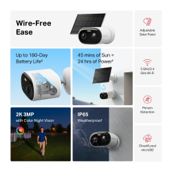  TP-Link MC410 KIT Solar-Powered Security Camera Kit