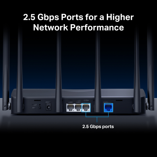 Mercusys MR37BE BE6500 Dual-Band Wi-Fi 7 Router