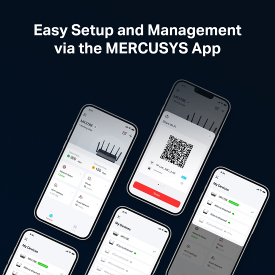 Mercusys MR37BE BE6500 Dual-Band Wi-Fi 7 Router