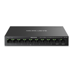 Mercusys MS110CMP 8-Port 10/100 Mbps + 2-Port Gigabit Desktop Switch with 8-Port PoE+