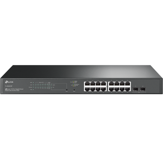 TP-Link SG2218P Omada 18-Port Gigabit Smart Switch with 16-Port PoE+ TP-Link SG2218P Omada 18-Port Gigabit Smart Switch with 16-Port PoE+