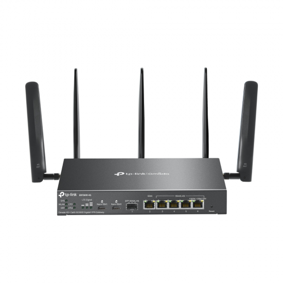 TP-Link ER706W-4G Omada 4G+ Cat6 AX3000 Gigabit VPN Gateway