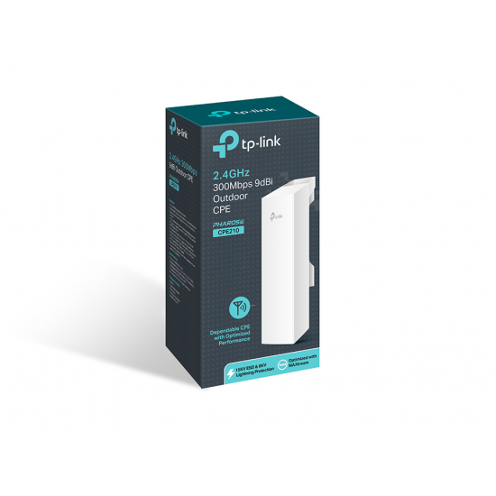 TP-Link CPE210 2.4GHz 300Mbps 9dBi Outdoor CPE