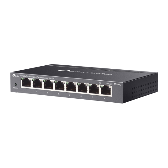 TP-Link ES208G Omada 8-Port Gigabit Easy Managed Switch TP-Link ES208G Omada 8-Port Gigabit Easy Managed Switch