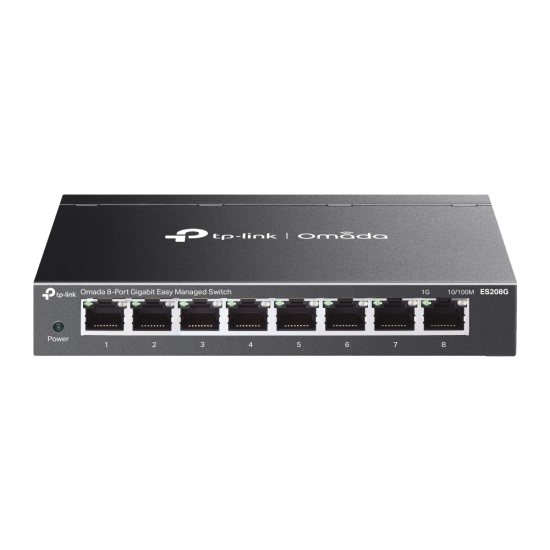 TP-Link ES208G Omada 8-Port Gigabit Easy Managed Switch TP-Link ES208G Omada 8-Port Gigabit Easy Managed Switch