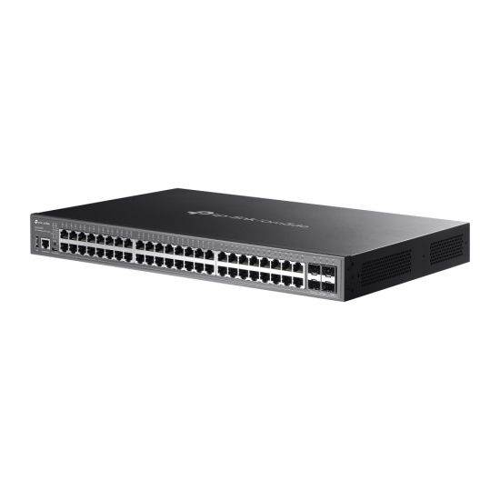 TP-Link SG5452XMPP Omada 48-Port Gigabit Stackable Lite L3 Managed PoE++ Switch with 4× 10G Slots TP-Link SG5452XMPP Omada 48-Port Gigabit Stackable Lite L3 Managed PoE++ Switch with 4× 10G Slots