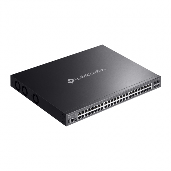 TP-Link SG5452XMPP Omada 48-Port Gigabit Stackable Lite L3 Managed PoE++ Switch with 4× 10G Slots TP-Link SG5452XMPP Omada 48-Port Gigabit Stackable Lite L3 Managed PoE++ Switch with 4× 10G Slots