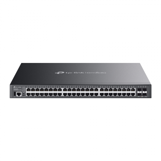 TP-Link SG5452XMPP Omada 48-Port Gigabit Stackable Lite L3 Managed PoE++ Switch with 4× 10G Slots TP-Link SG5452XMPP Omada 48-Port Gigabit Stackable Lite L3 Managed PoE++ Switch with 4× 10G Slots