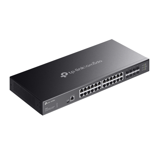 TP-Link SX3832 Omada 24-Port 10GBASE-T L2+ Managed Switch with 8 10GE SFP+ Slots TP-Link SX3832 Omada 24-Port 10GBASE-T L2+ Managed Switch with 8 10GE SFP+ Slots
