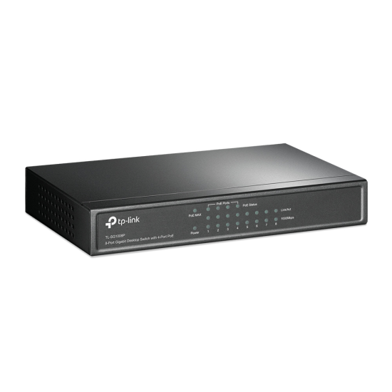 TP-Link TL-SG1008P 8-Port Gigabit Desktop Switch with 4-Port PoE