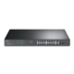 TP-Link TL-SG1218MPE JetStream 16-Port Gigabit Easy Smart PoE+ Switch with 2 SFP Slots
