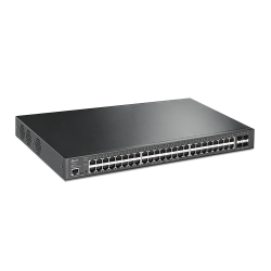 TP-Link TL-SG3452XP JetStream 48-Port Gigabit and 4-Port 10GE SFP+ L2+ Managed Switch with 48-Port PoE+