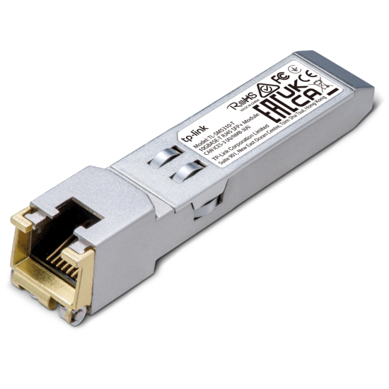 TP-Link TL-SM5310-T 10G BASE-T RJ45 SFP+ Module TP-Link TL-SM5310-T 10G BASE-T RJ45 SFP+ Module