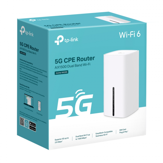 TP-Link Archer NX205 5G AX1500 Wireless Dual-Band Gigabit Router