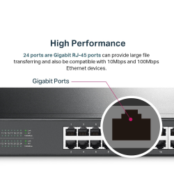 TP-Link TL-SG1024 24-Port Gigabit Rackmount Switch