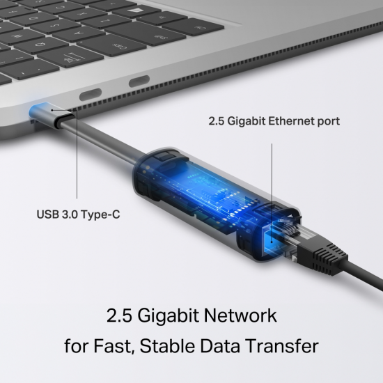 TP-Link TP-Link USB Type-C to 2.5 Gigabit Ethernet Network Adapter