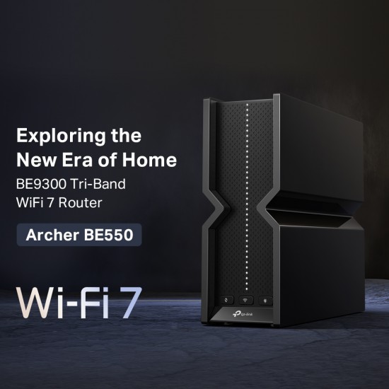TP-Link Archer BE550 BE9300 Tri-Band Wi-Fi 7 Router TP-Link Archer BE550 BE9300 Tri-Band Wi-Fi 7 Router