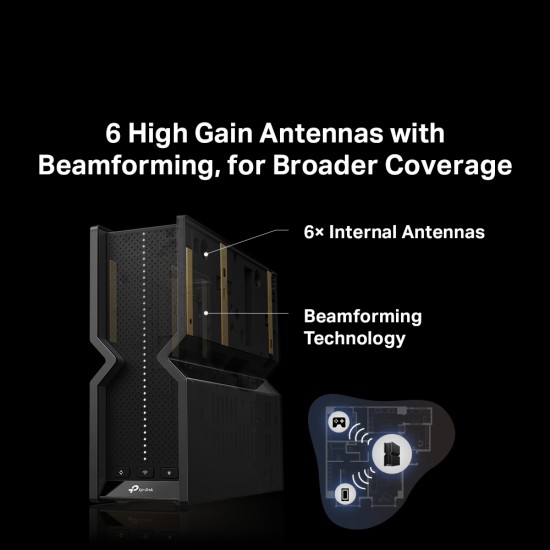 TP-Link Archer BE550 BE9300 Tri-Band Wi-Fi 7 Router TP-Link Archer BE550 BE9300 Tri-Band Wi-Fi 7 Router