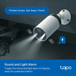 TP-Link Tapo C420S2 Smart Wire-Free Security Camera System, 2-Camera System