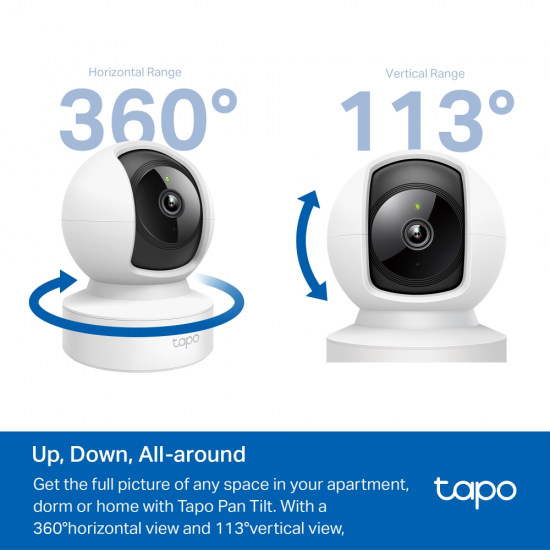 TP-Link Tapo C202 Pan/Tilt Home Security Wi-Fi Camera TP-Link Tapo C202 Pan/Tilt Home Security Wi-Fi Camera