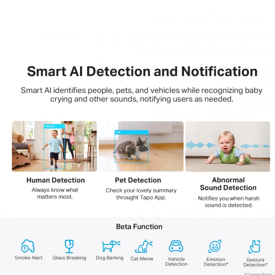 TP-Link Tapo C225 Pan/Tilt AI Home Security Wi-Fi Camera TP-Link Tapo C225 Pan/Tilt AI Home Security Wi-Fi Camera