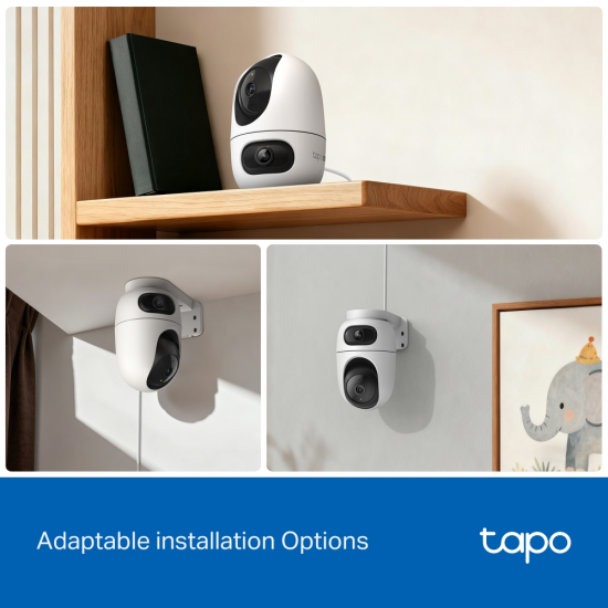 TP-Link Tapo C245D Dual Lens Pan/Tilt Security Camera TP-Link Tapo C245D Dual Lens Pan/Tilt Security Camera