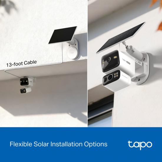  TP-Link Tapo C645D KIT Solar-Powered Dual-Lens Pan/Tilt Security Camera Kit