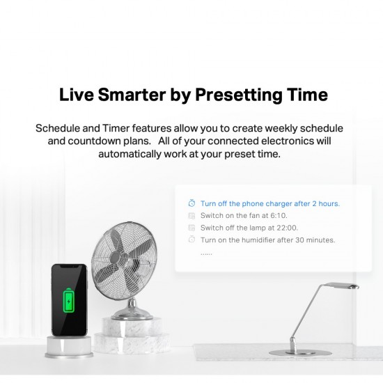 TP-Link Tapo P110 Mini Smart Wi-Fi Socket, Energy Monitoring 