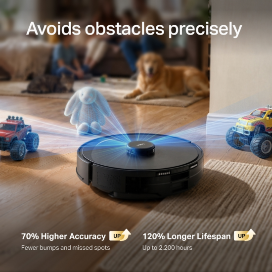 TP-Link Tapo RV30 Max Plus Gen 2 Robot Vacuum & Mop + Compact Auto-Empty Dock