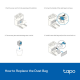 TP-Link Tapo RVA210 Tapo Robot Vacuum Disposable Dust Bag (5 Pcs) TP-Link Tapo RVA210 Tapo Robot Vacuum Disposable Dust Bag (5 Pcs)