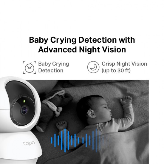 TP-Link Tapo TC70 Pan/Tilt Home Security Wi-Fi Camera
