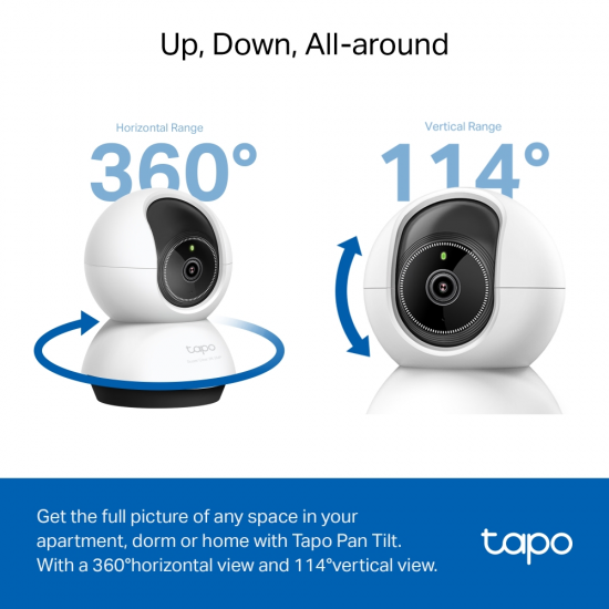 TP-Link TC74 Pan/Tilt AI Home Security Wi-Fi Camera TP-Link TC74 Pan/Tilt AI Home Security Wi-Fi Camera