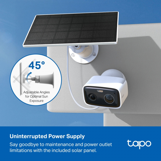 TP-Link TC80 KIT Tapo Solar-Powered Security Camera Kit TP-Link TC80 KIT Tapo Solar-Powered Security Camera Kit