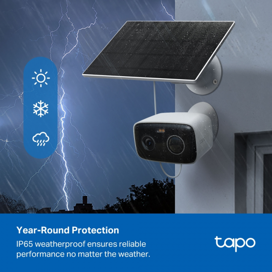 TP-Link TC80 KIT Tapo Solar-Powered Security Camera Kit TP-Link TC80 KIT Tapo Solar-Powered Security Camera Kit