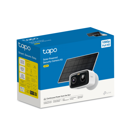 TP-Link TC80 KIT Tapo Solar-Powered Security Camera Kit TP-Link TC80 KIT Tapo Solar-Powered Security Camera Kit