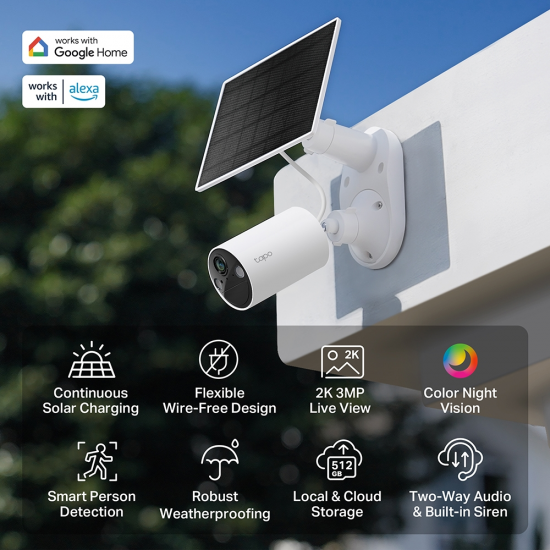 TP-Link TC82 KIT Solar-Powered Security Camera Kit TP-Link TC82 KIT Solar-Powered Security Camera Kit