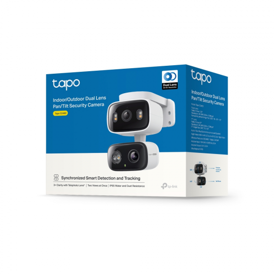 TP-Link TC34 Indoor/Outdoor Dual Lens Pan/Tilt Security Camera TP-Link TC34 Indoor/Outdoor Dual Lens Pan/Tilt Security Camera