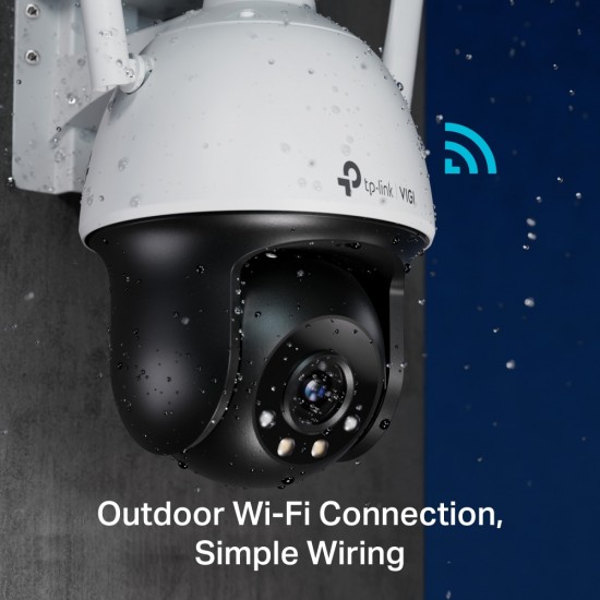 TP-Link VIGI C540 VIGI 4MP Outdoor Full-Color Pan Tilt Network Camera TP-Link VIGI C540 VIGI 4MP Outdoor Full-Color Pan Tilt Network Camera