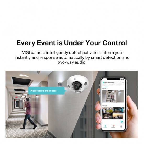TP-Link VIGI C230I Mini 3MP IR Mini Dome Network Camera TP-Link VIGI C230I Mini 3MP IR Mini Dome Network Camera