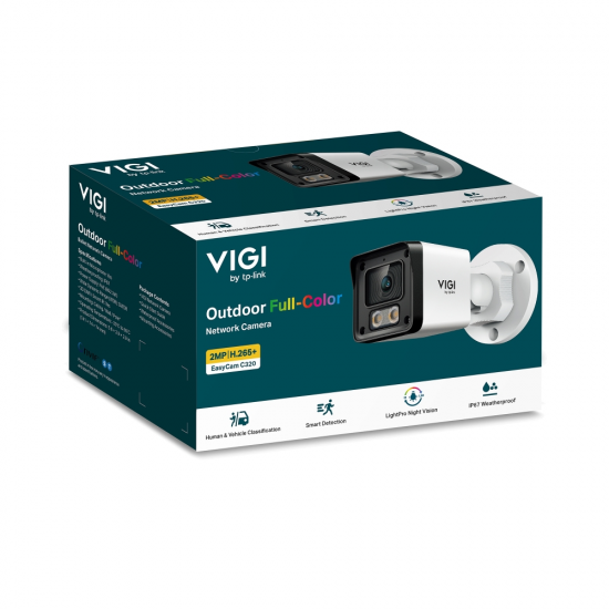 TP-Link EasyCam C320  VIGI 2MP Outdoor Full-Color Bullet Network Camera