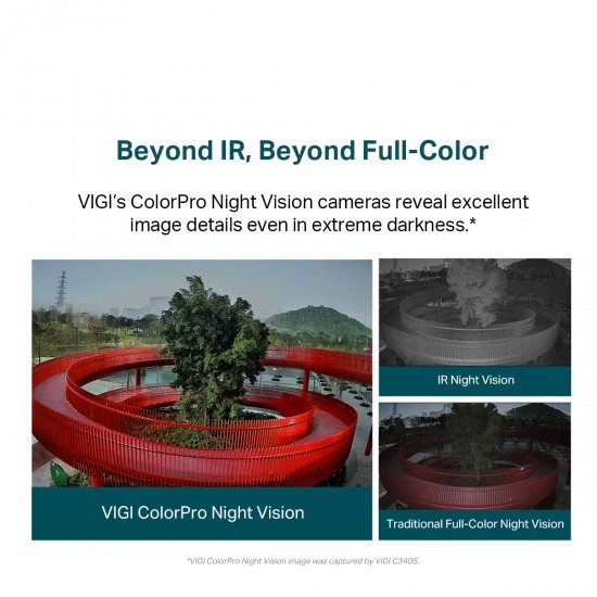 TP-Link VIGI C340S VIGI 4MP Outdoor ColorPro Night Vision Bullet Network Camera TP-Link VIGI C340S VIGI 4MP Outdoor ColorPro Night Vision Bullet Network Camera