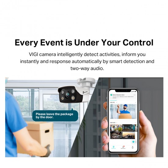 TP-Link InSight S385 VIGI 8MP Outdoor Full-Color Bullet Network Camera TP-Link InSight S385 VIGI 8MP Outdoor Full-Color Bullet Network Camera