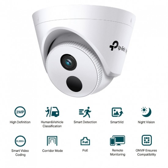 TP-Link VIGI C420I VIGI 2MP IR Turret Network Camera TP-Link VIGI C420I VIGI 2MP IR Turret Network Camera