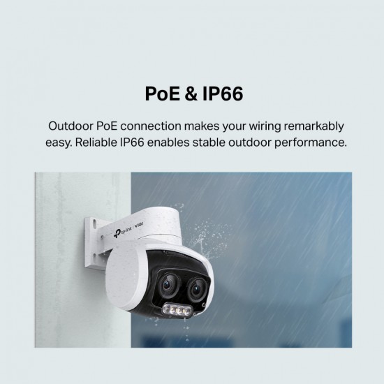 TP-Link VIGI C540V VIGI 4MP Outdoor Full-Color Dual-Lens Varifocal Pan Tilt Network Camera TP-Link VIGI C540V VIGI 4MP Outdoor Full-Color Dual-Lens Varifocal Pan Tilt Network Camera